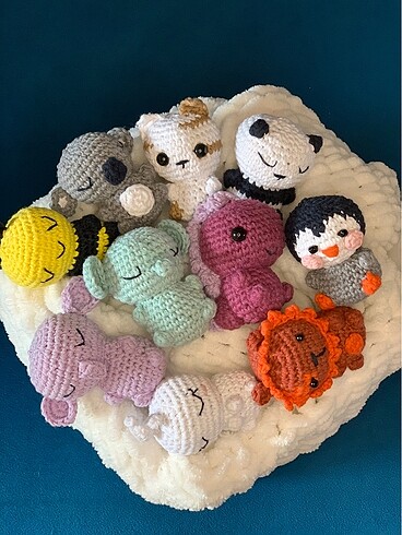 Beden Amigurumi sevimli hayvanlar