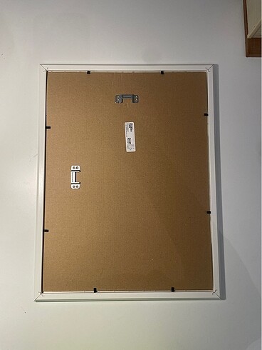 Beden 3 adet Ikea FISKBO 30x40 beyaz çerçeve