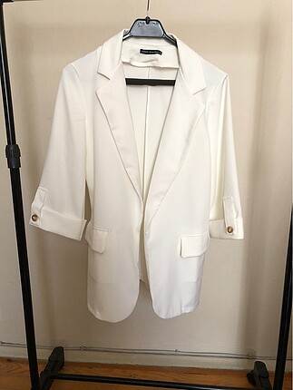 Beyaz Blazer Ceket
