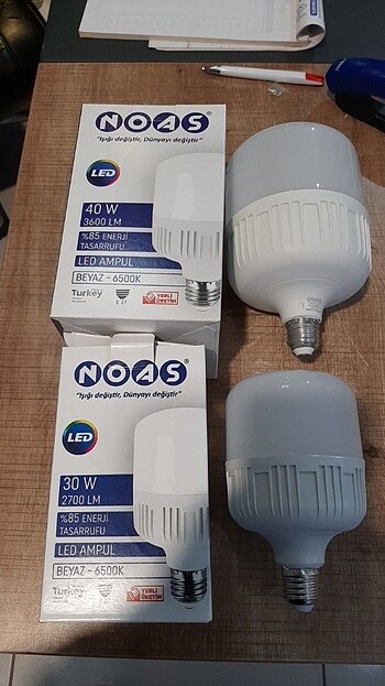 2 ADET 30 / 40 WATT LED TORCH AMPUL BEYAZ IŞIK TASARRUFLU AMPUL 