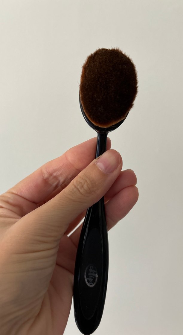 Koyu Bej Makyaj Fırçası - Görsel 3
