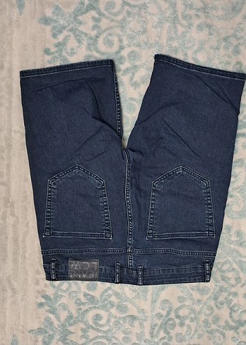 Erkek Lacivert Denim Mini Şort - Görsel 3