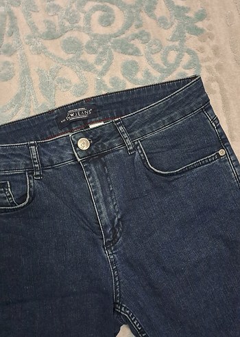 Erkek Lacivert Denim Mini Şort - Görsel 2