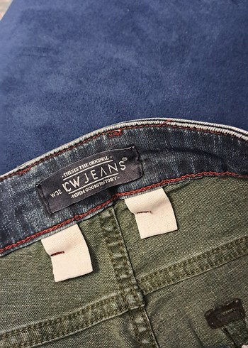 Erkek Lacivert Denim Mini Şort - Görsel 4