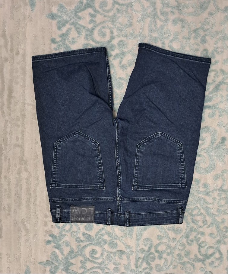 Erkek Lacivert Denim Mini Şort - Görsel 3