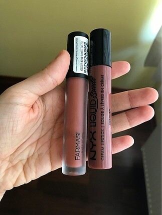 2 adet ruj farmasi & nyx