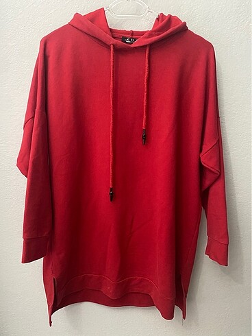 s Beden kırmızı Renk Sweatshirt Tunik