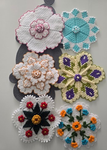 Renkli Çiçek Desenli çeğizlik lifler - Görsel 5