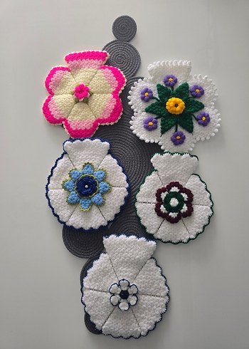 Renkli Çiçek Desenli çeğizlik lifler - Görsel 6