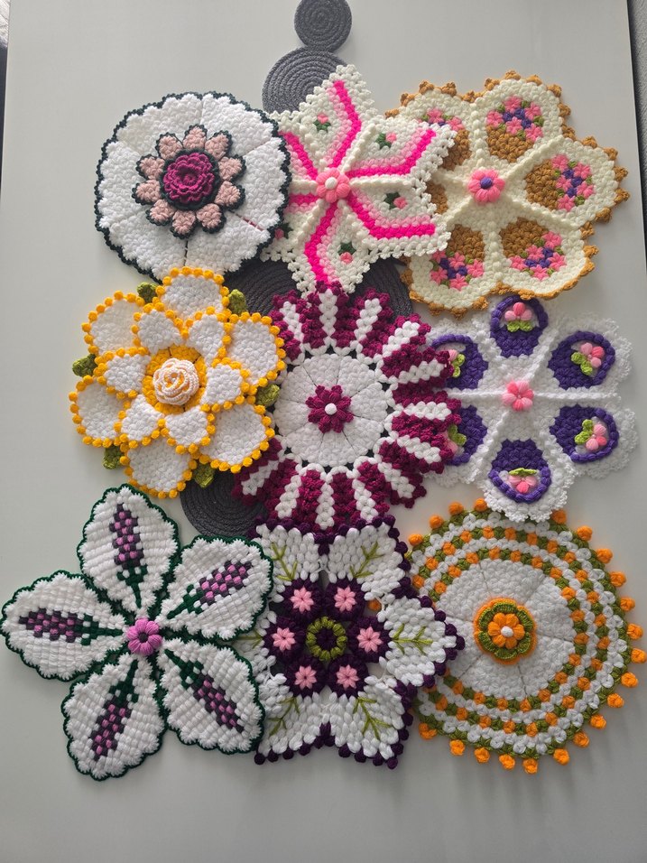 Renkli Çiçek Desenli çeğizlik lifler - Görsel 4