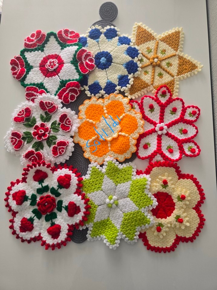 Renkli Çiçek Desenli çeğizlik lifler - Görsel 3