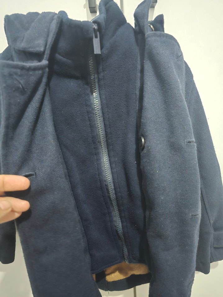 Erkek Çocuk Düğmeli Koyu lacivert Ceket - Görsel 2