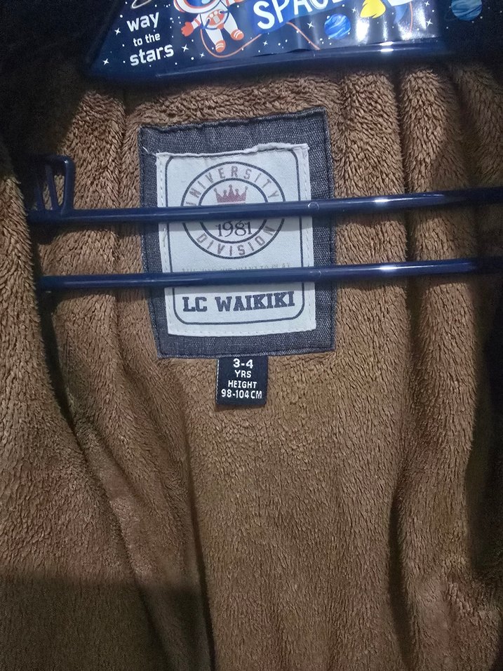 Erkek Çocuk Düğmeli Koyu lacivert Ceket - Görsel 4