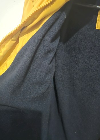 Bej Düğmeli Erkek Çocuk Mont - Görsel 4