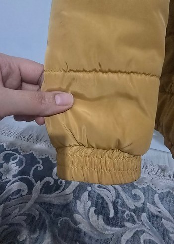 Bej Düğmeli Erkek Çocuk Mont - Görsel 6