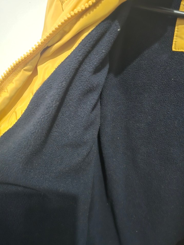 Bej Düğmeli Erkek Çocuk Mont - Görsel 4