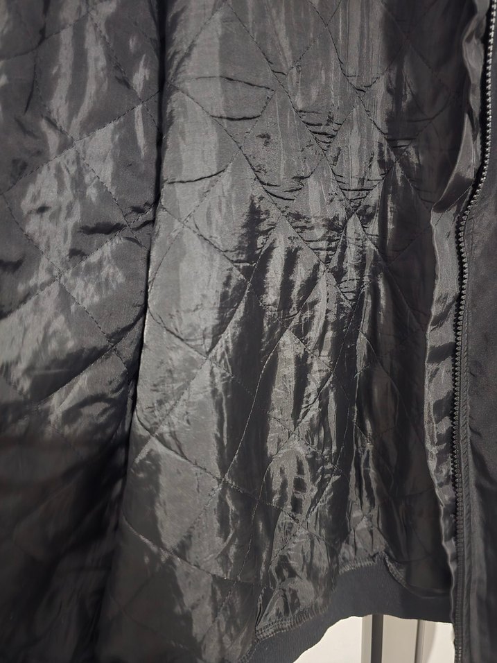 Siyah Fermuarlı erkek Street Wear Ceket - Görsel 4