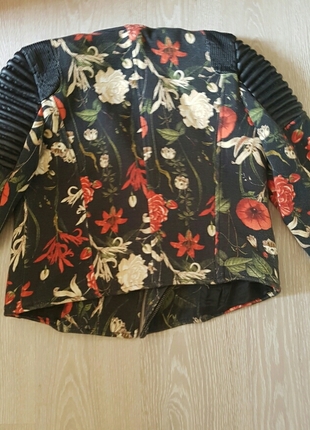 m Beden MANGO ÇİÇEKLİ MONT 