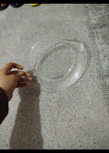 Parlak Bej Cam Tabak - Görsel 2