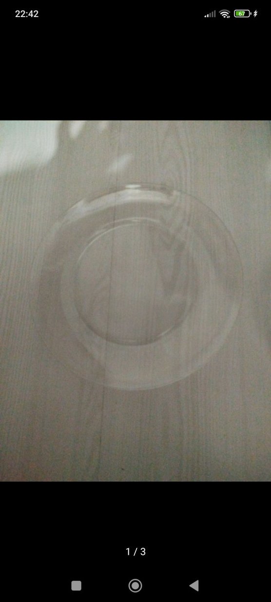 Parlak Bej Cam Tabak - Görsel 3