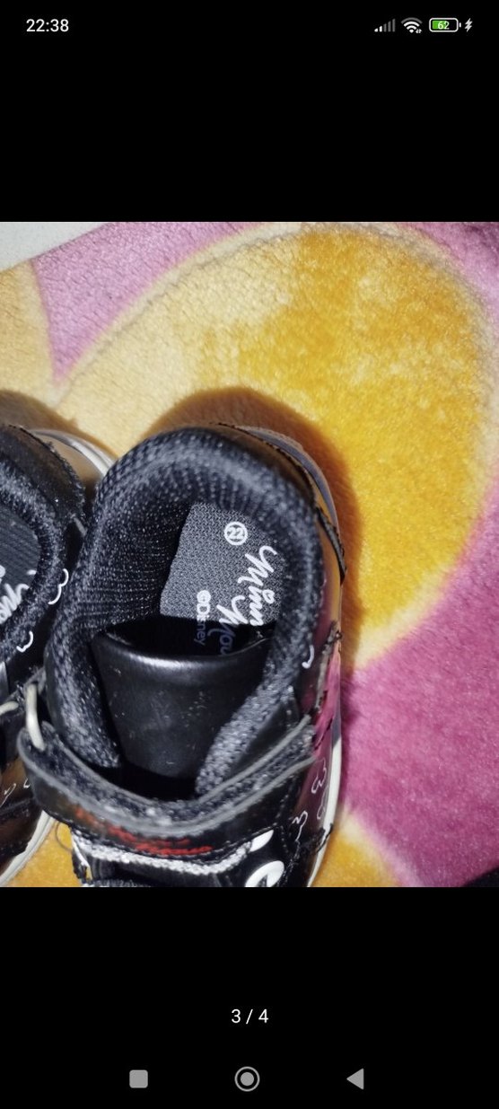 Siyah Yılan Desenli Erkek Çocuk Spor Ayakkabı - Görsel 3