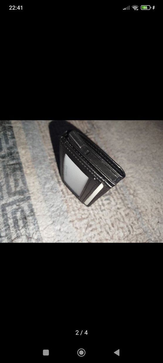 Siyah Minimalist Erkek Cüzdanı - Görsel 3