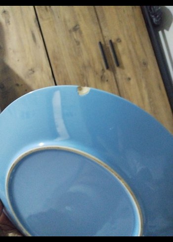 Beyaz Desenli Yemek Tabağı - Görsel 4