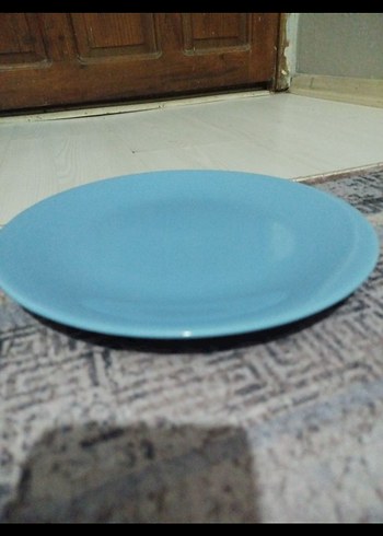 Beyaz Desenli Yemek Tabağı - Görsel 3