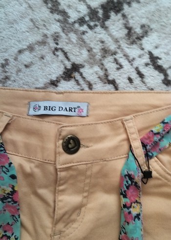 Diğer Bohem Midi Kadın Bej Bol Kesim Pantolon