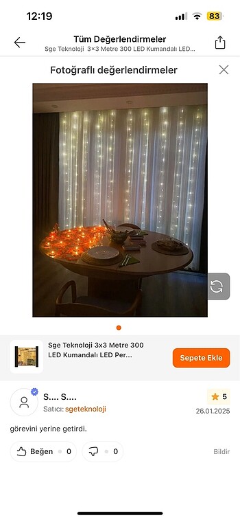 Diğer Led perde ışığı