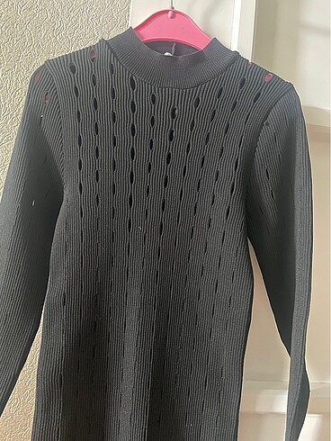 Bershka Mini siyah uzun kollu elbise