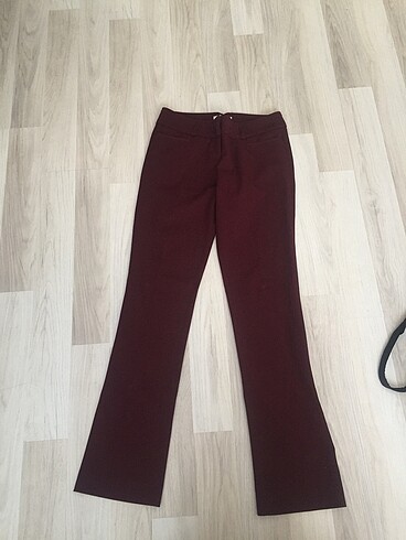 Koton bordo kumaş pantolon