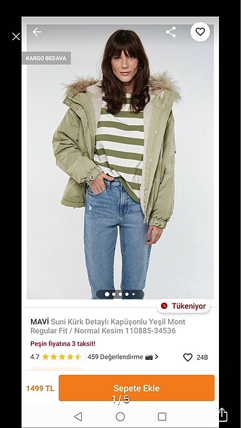 xs Beden yeşil Renk Mavi mont