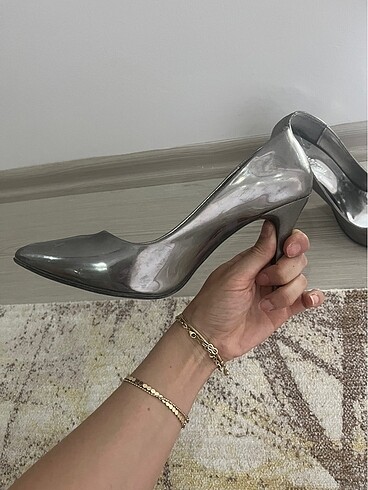 37 Beden gri Renk Stiletto ayakkabı