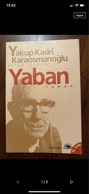 Yaban Yakup kadri karaosmanoğlu