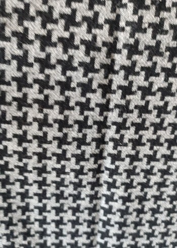 Gri Desenli Uzun Kollu elbise - Görsel 4