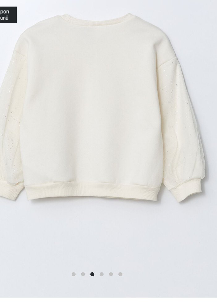 Kız Çocuk Elsa Baskılı Beyaz Sweatshirt ve Siyah Eşofman - Görsel 3