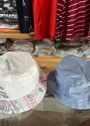 3-6 Ay, 17 cm Beden çeşitli Renk Beyaz Şişkin Sokak Stili Şapka