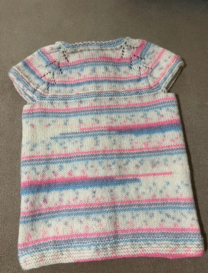 Örgü bebek yeleği - Görsel 3