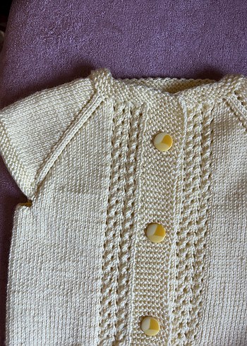 El Örgüsü Bebek Yeleği - Görsel 2