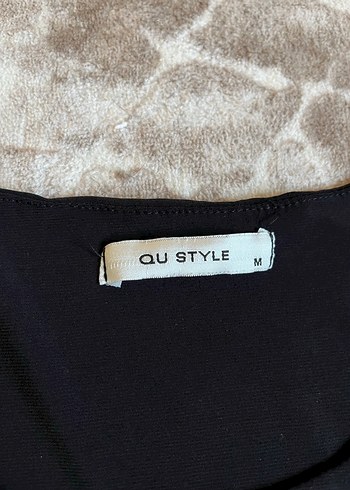 m Beden siyah Renk Siyah Basic Kolsuz Crop Top