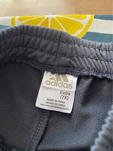 7 Yaş Beden gri Renk Adidas 7 yaş eşofman altı