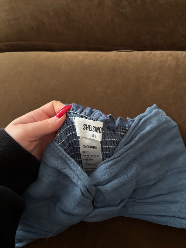 Kadın sheismono üst mavi büstiyer - Görsel 2