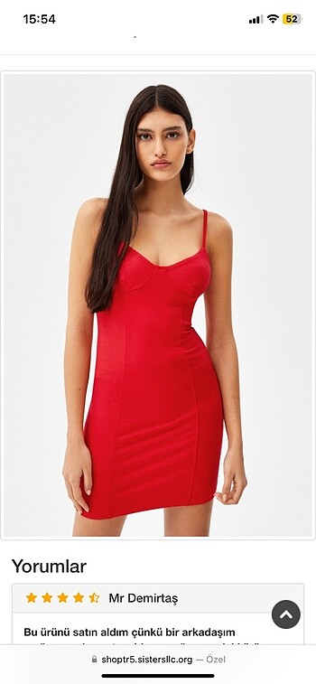 Bershka mini elbise