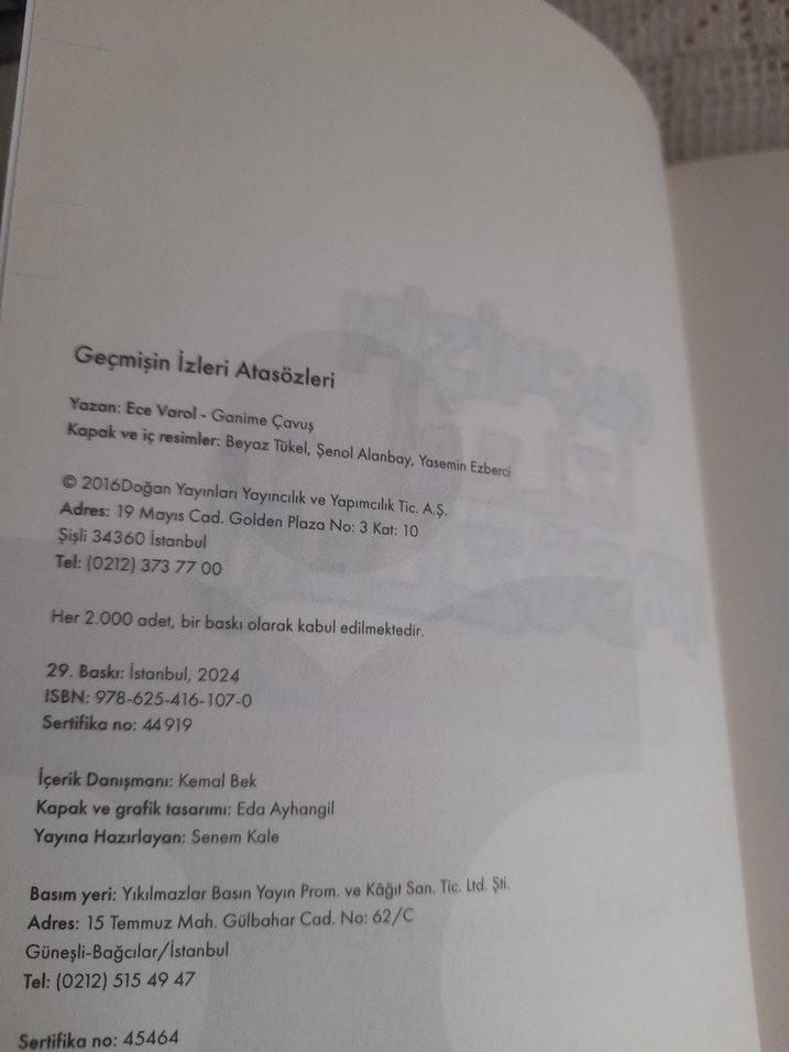 Geçmişin İzleri Atasözleri - Ece Varol & Ganime Çavuş - Görsel 4