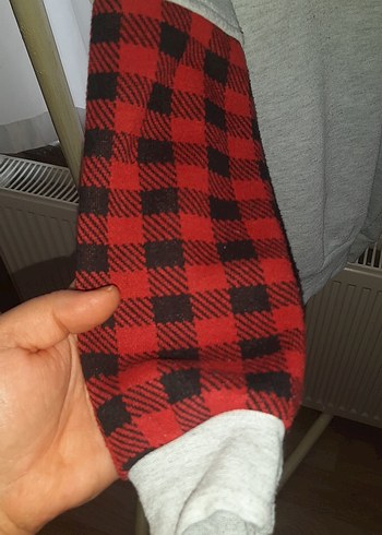 Gri Kapüşonlu Erkek Çocuk Sweatshirt - Görsel 2