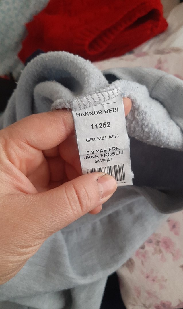 Gri Kapüşonlu Erkek Çocuk Sweatshirt - Görsel 3