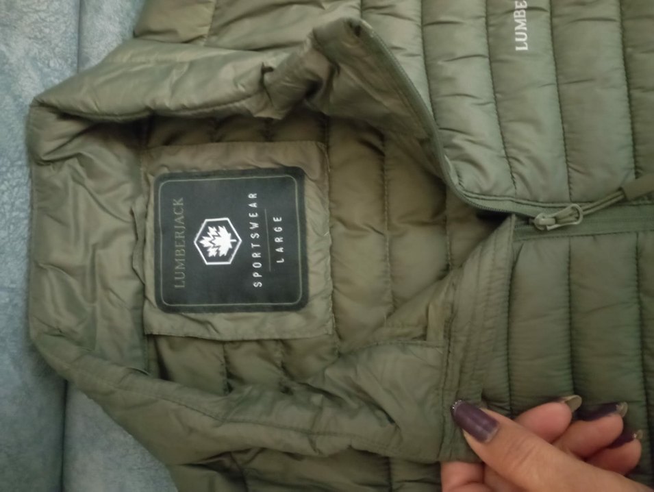 Bej Fermuarlı Erkek Mont - Görsel 2