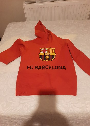 FC Barcelona Kapüşonlu Erkek Çocuk Sweatshirt - Görsel 2