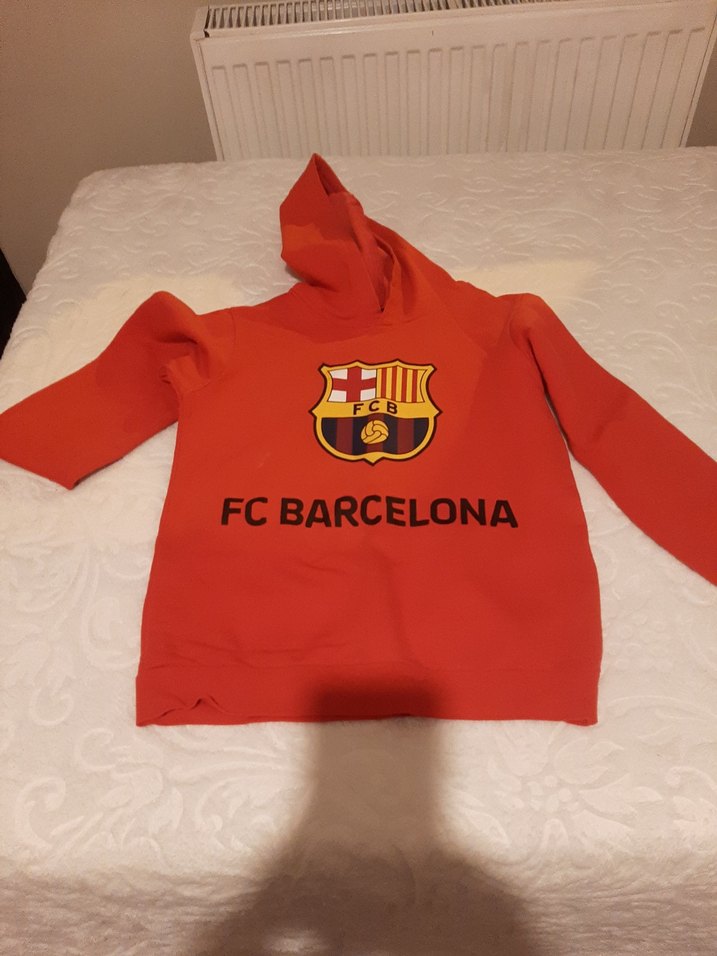 FC Barcelona Kapüşonlu Erkek Çocuk Sweatshirt - Görsel 2